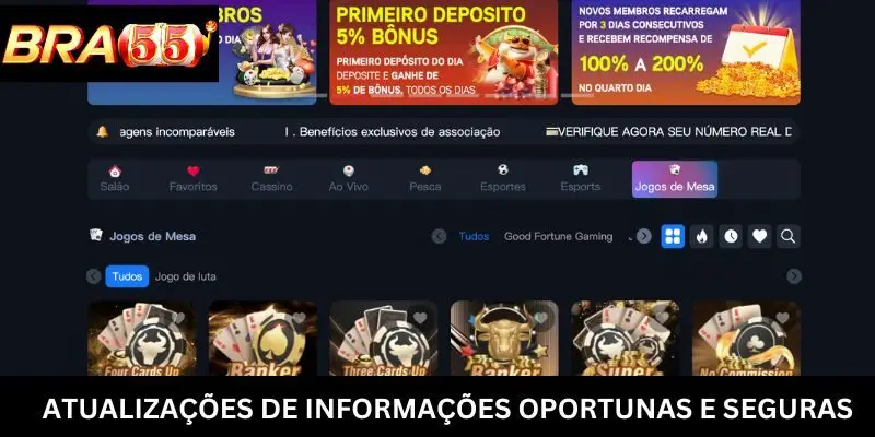 Atualizar informações de segurança em tempo hábil