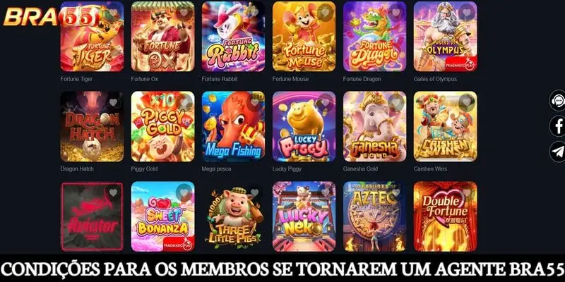 Condições para os membros se tornarem os agentes do BRA55
