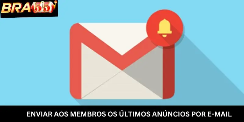 Envie as últimas notificações aos membros por e-mail