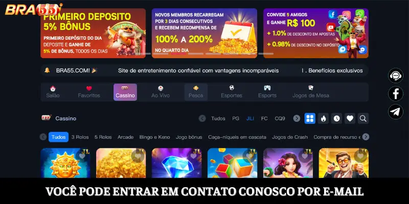 Contato via e-mail