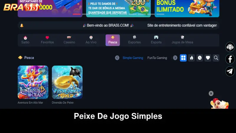 Explore o melhor mundo de tiro em Simple Gaming Fish